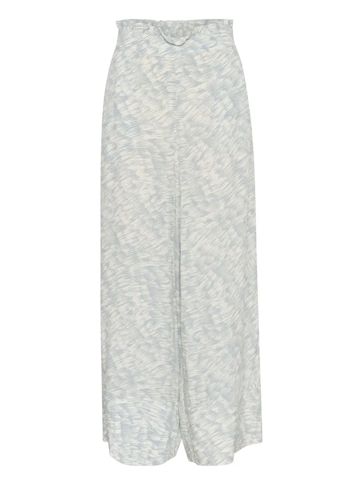 Soaked in Luxury SLArjana Zaya Trousers Silver Blue Stroke