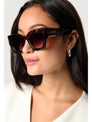 Soaked in Luxury SLChase Sunglasses Dark Brown