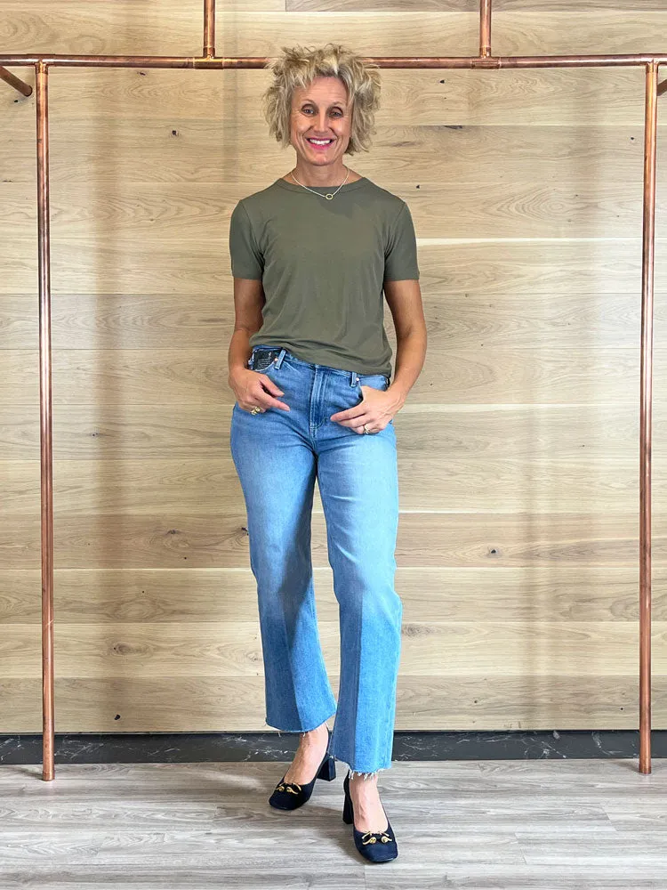 Sofie Schnoor Ribbed T-Shirt Army Green