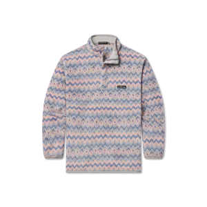 Southern Marsh 21 Tangier Ikat Fleece Pullover