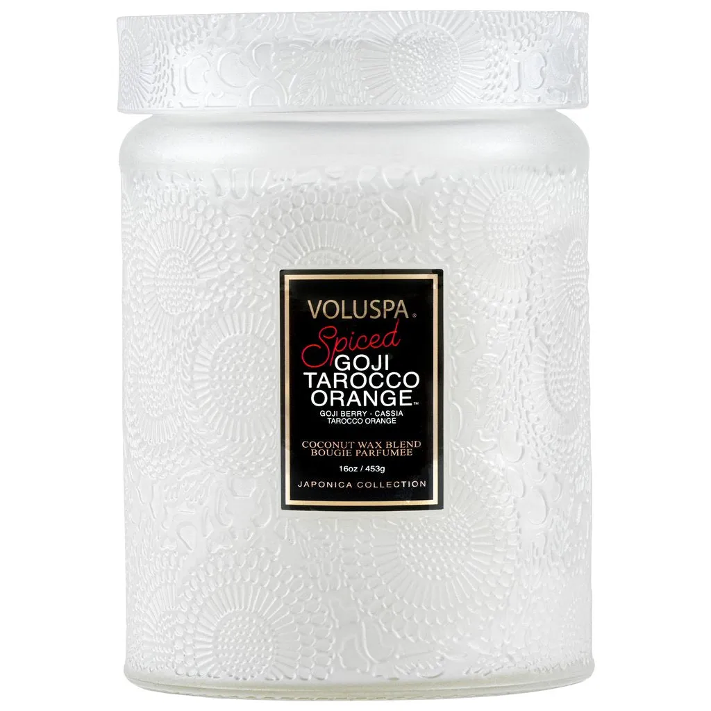 SPICED GOJI TAROCCO ORANGE LARGE JAR CANDLE