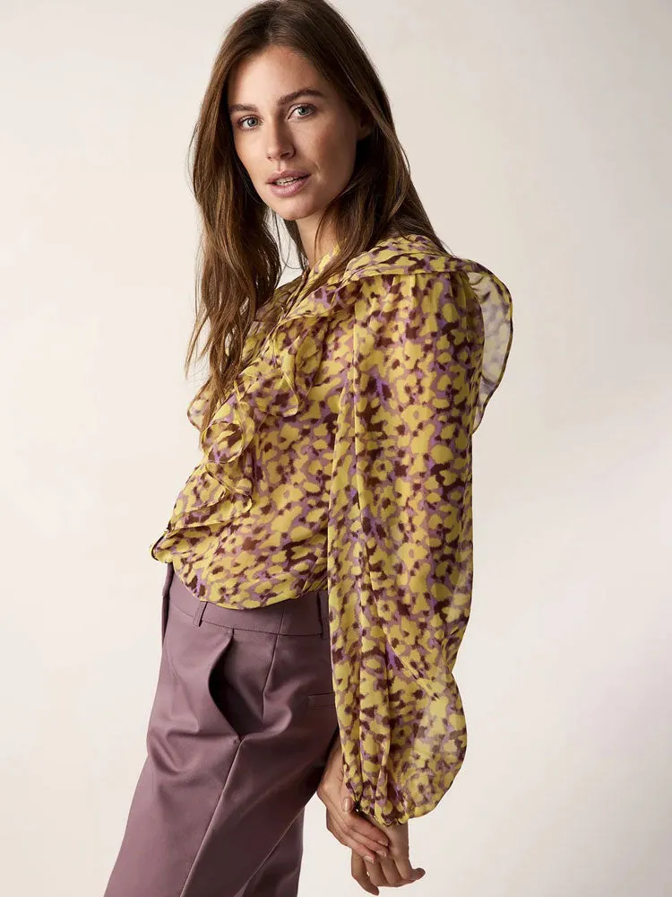 Summum Animal Print Blouse Multi