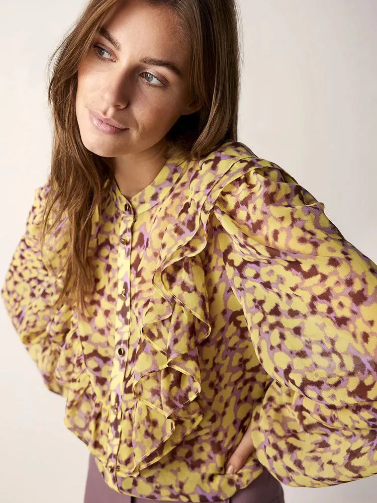 Summum Animal Print Blouse Multi