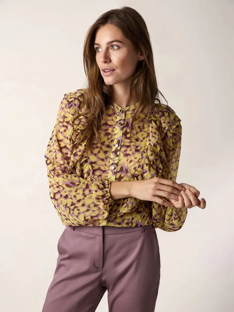 Summum Animal Print Blouse Multi