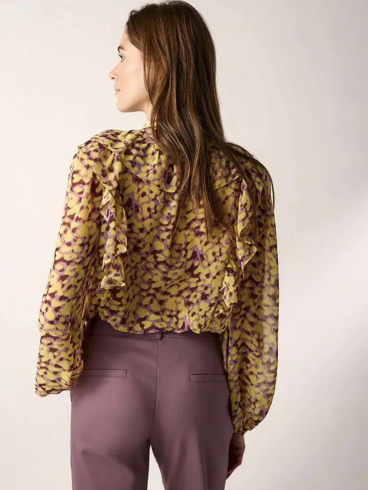 Summum Animal Print Blouse Multi