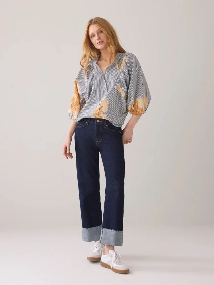 Summum Big Sleeve Blouse Multicolour