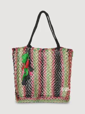 Summum Crochet Bag Multicolour