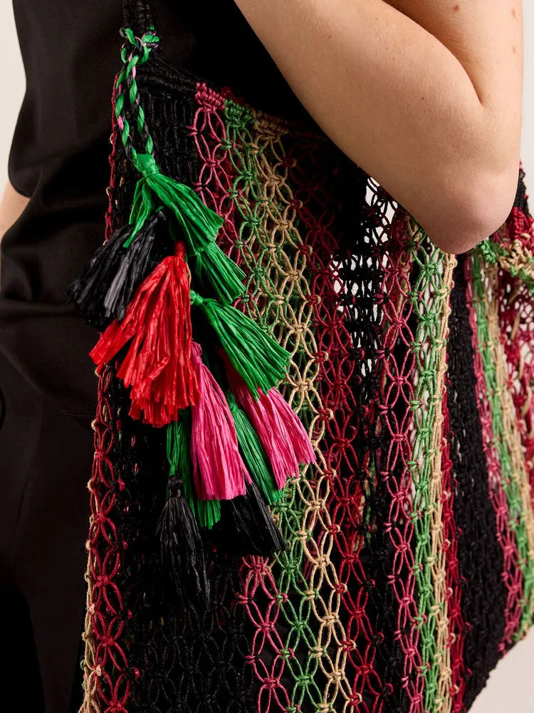 Summum Crochet Bag Multicolour