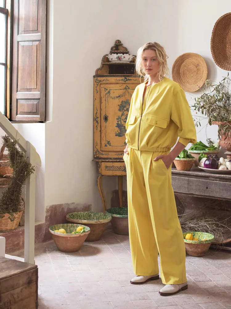 Summum Trousers Mimosa Yellow