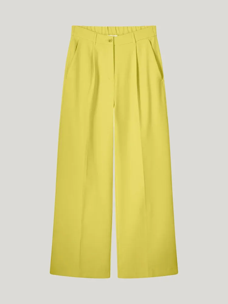 Summum Trousers Mimosa Yellow