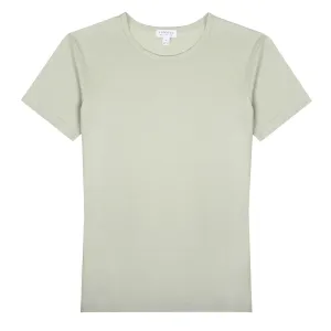 Sunspel Womens Classic T-Shirt Pistachio