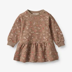 Sweat Dress Zenia | Baby - cocoa brown meadow Wheat