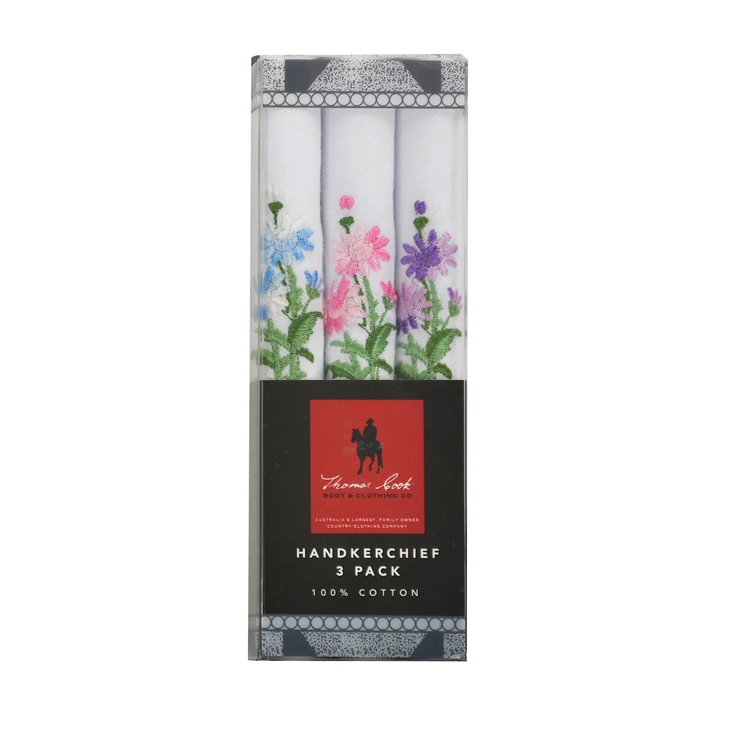 Thomas Cook Womens Handkerchief 3 - Pack White TCP2960HNK