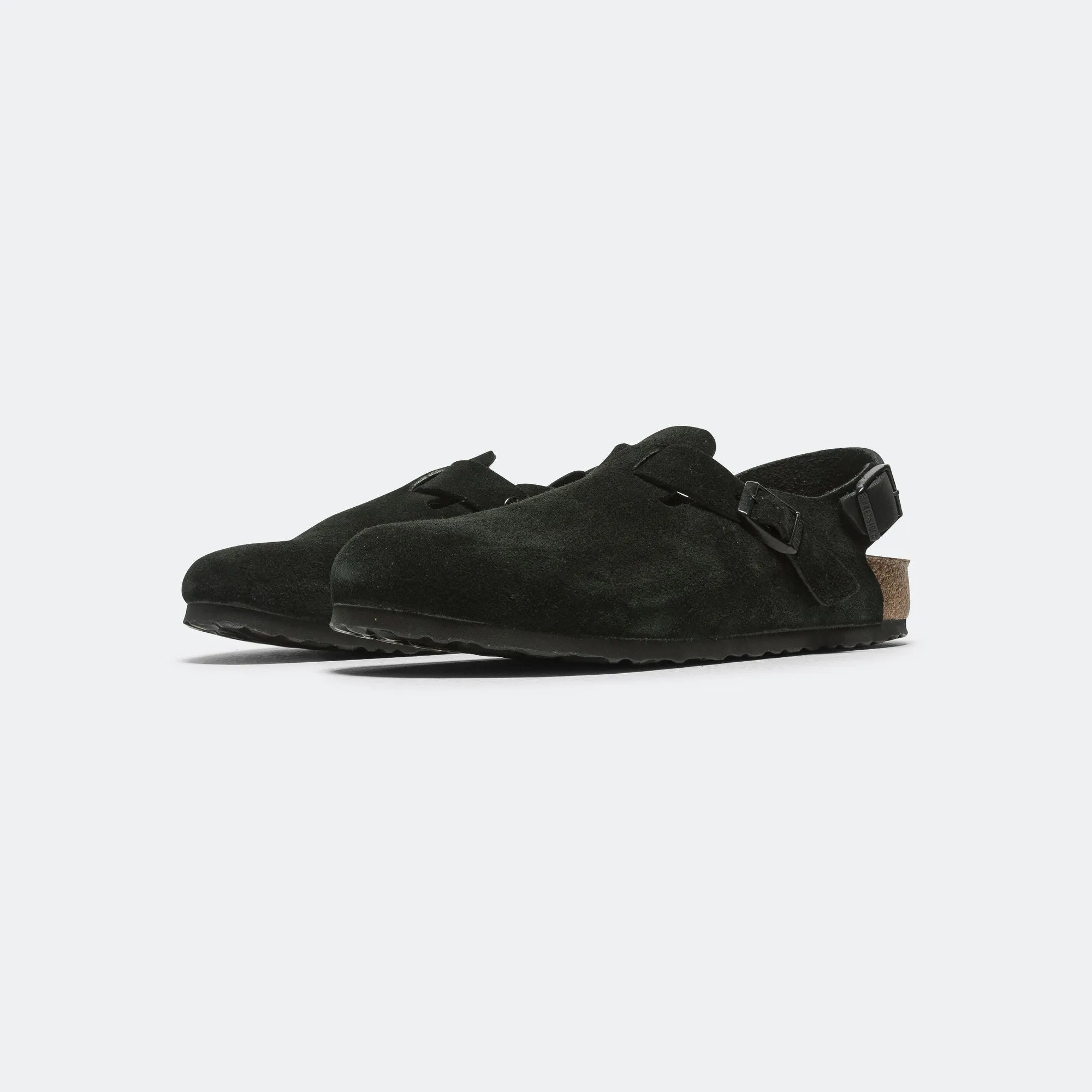 Tokio - Black Suede Leather
