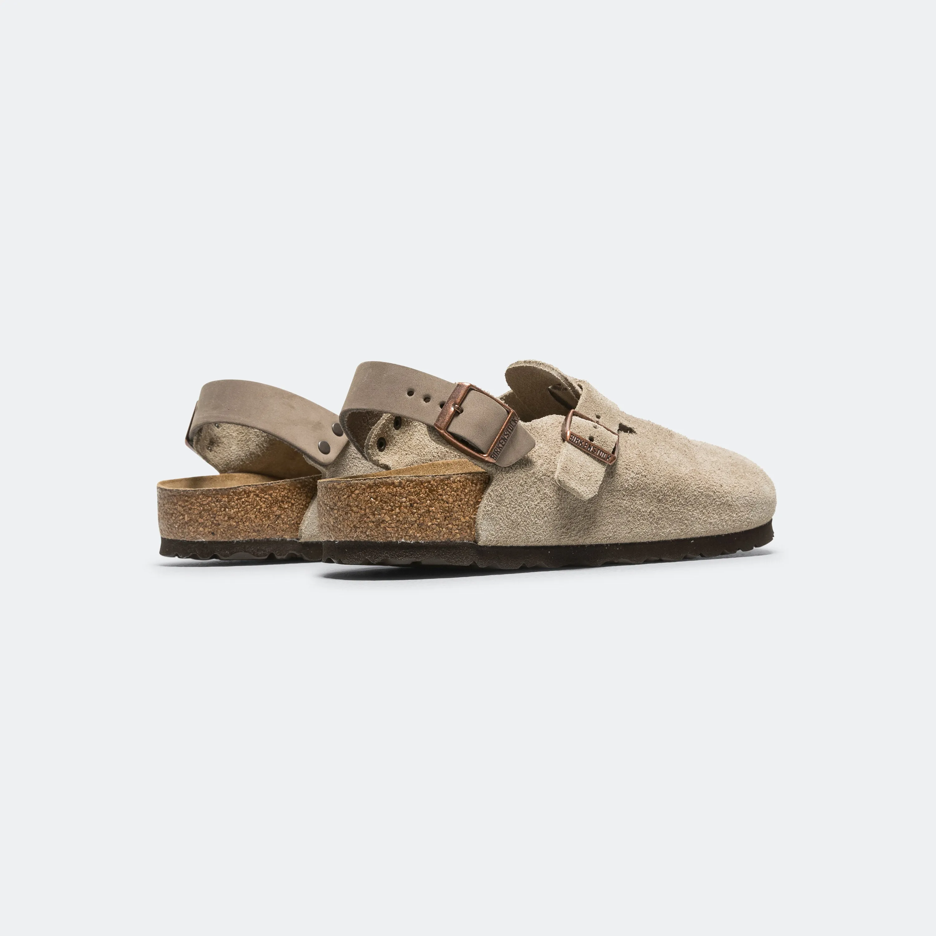Tokio - Taupe Suede Leather