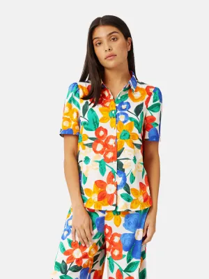 Traffic People Frenchie Shirt Floral