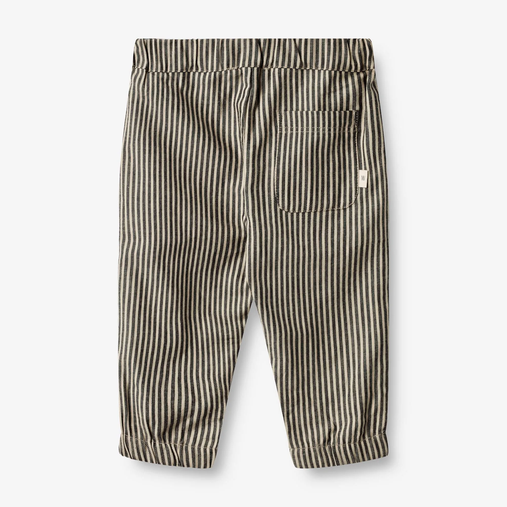 Trousers Andy | Baby - black coal stripe Wheat