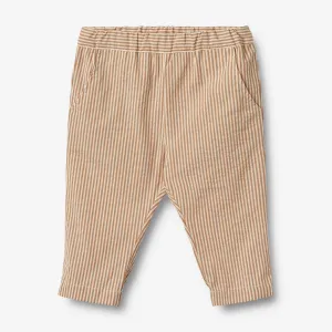 Trousers Andy - caramel stripe Wheat