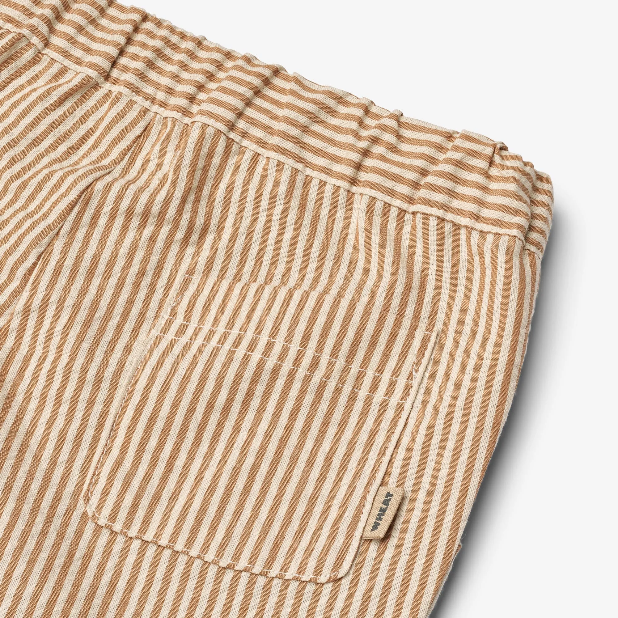 Trousers Andy - caramel stripe Wheat