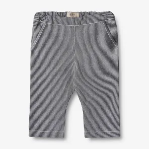 Trousers Andy - denim stripe Wheat