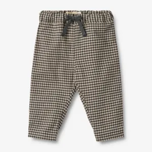 Trousers Lined Gustav - raven check Wheat