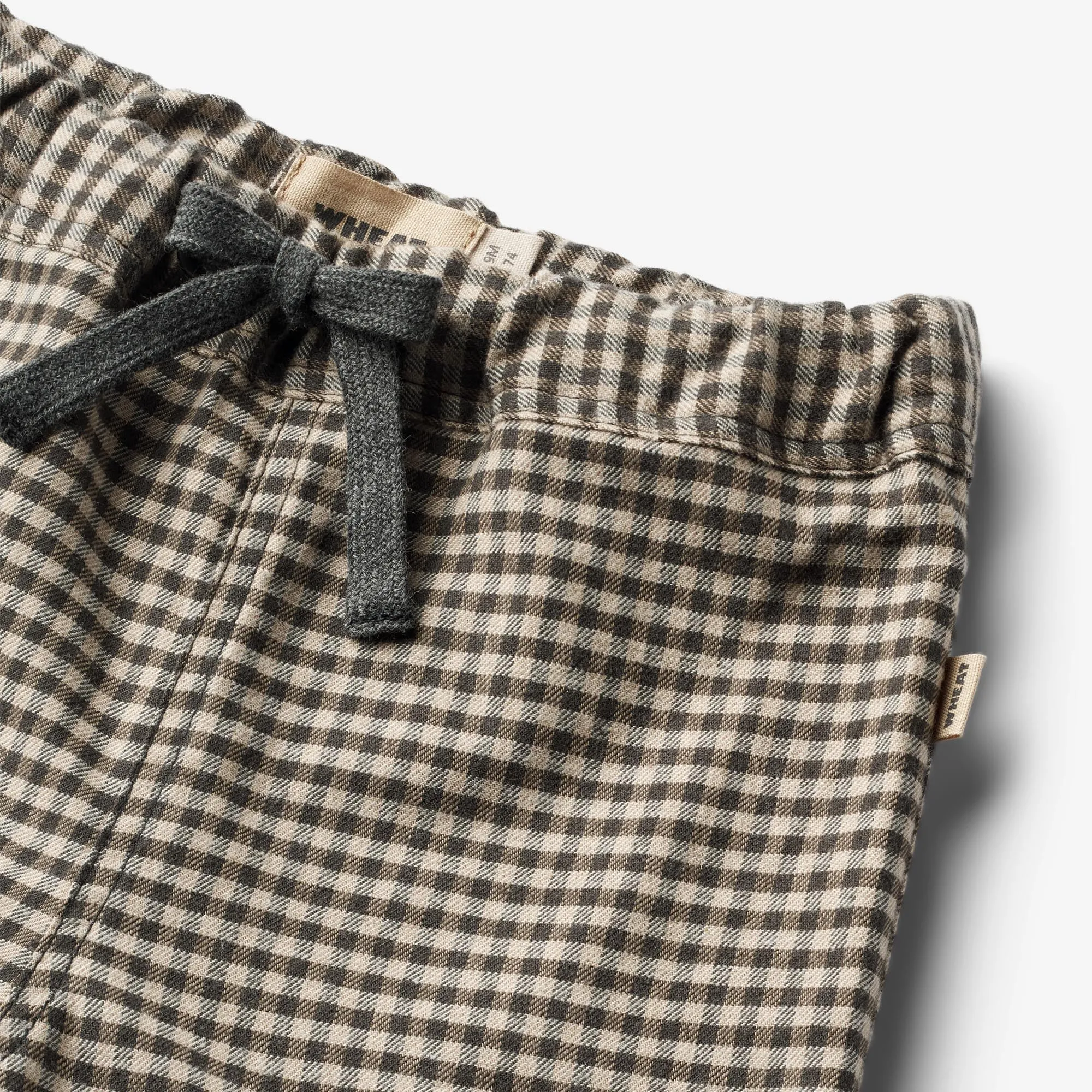 Trousers Lined Gustav - raven check Wheat