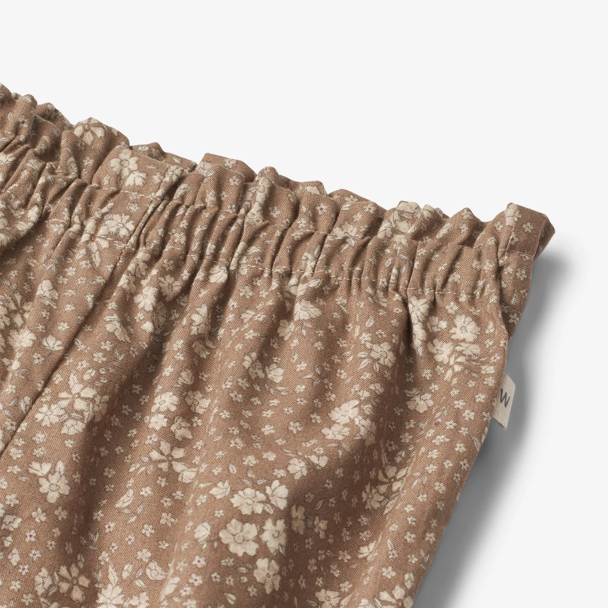 Trousers Polly | Baby - cocoa brown flowers Wheat