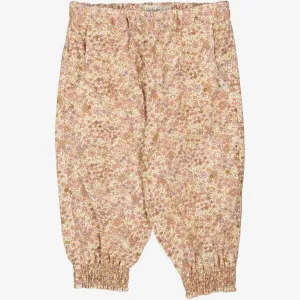 Trousers Sara | Baby - clam flowers Wheat