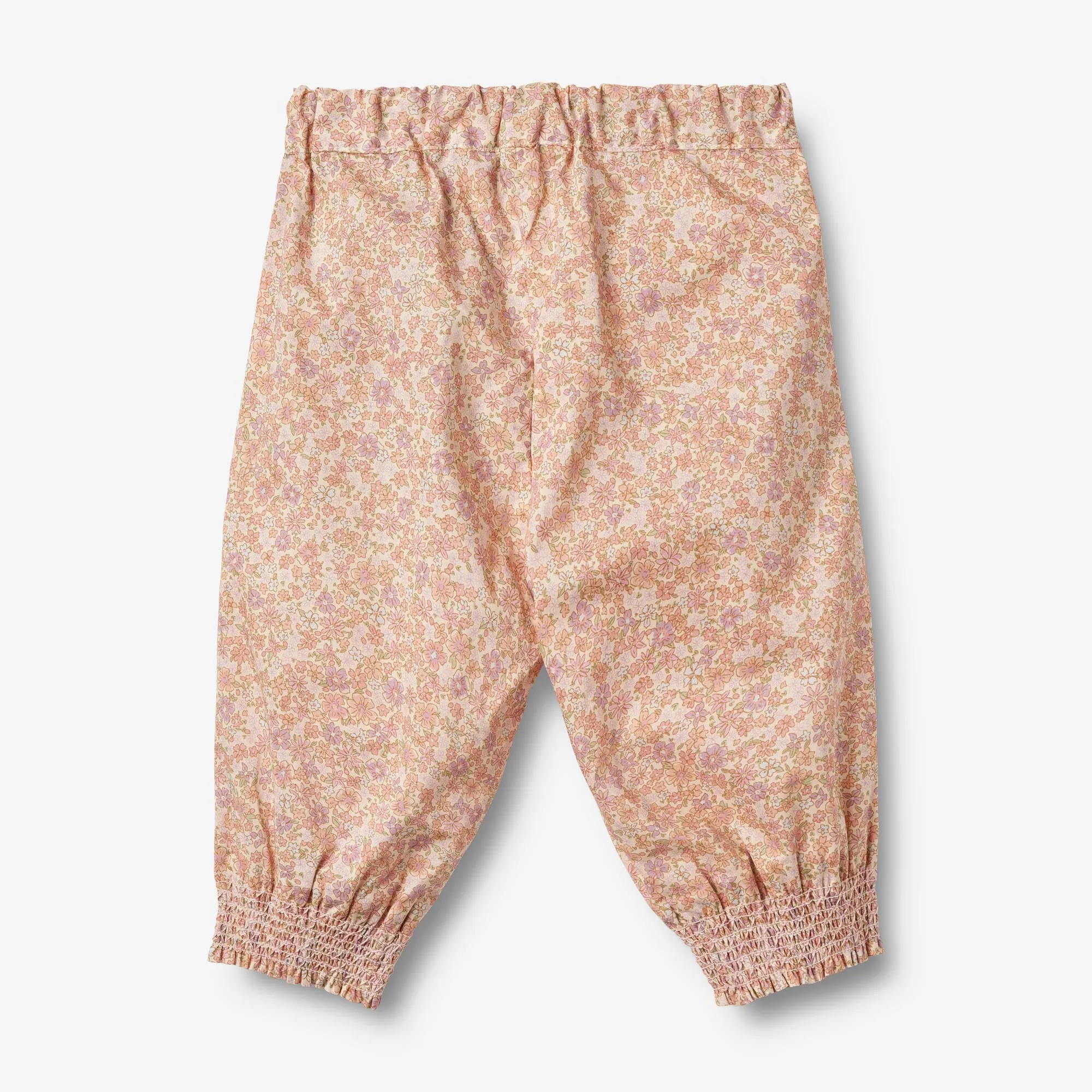 Trousers Sara - lilac flowers Wheat