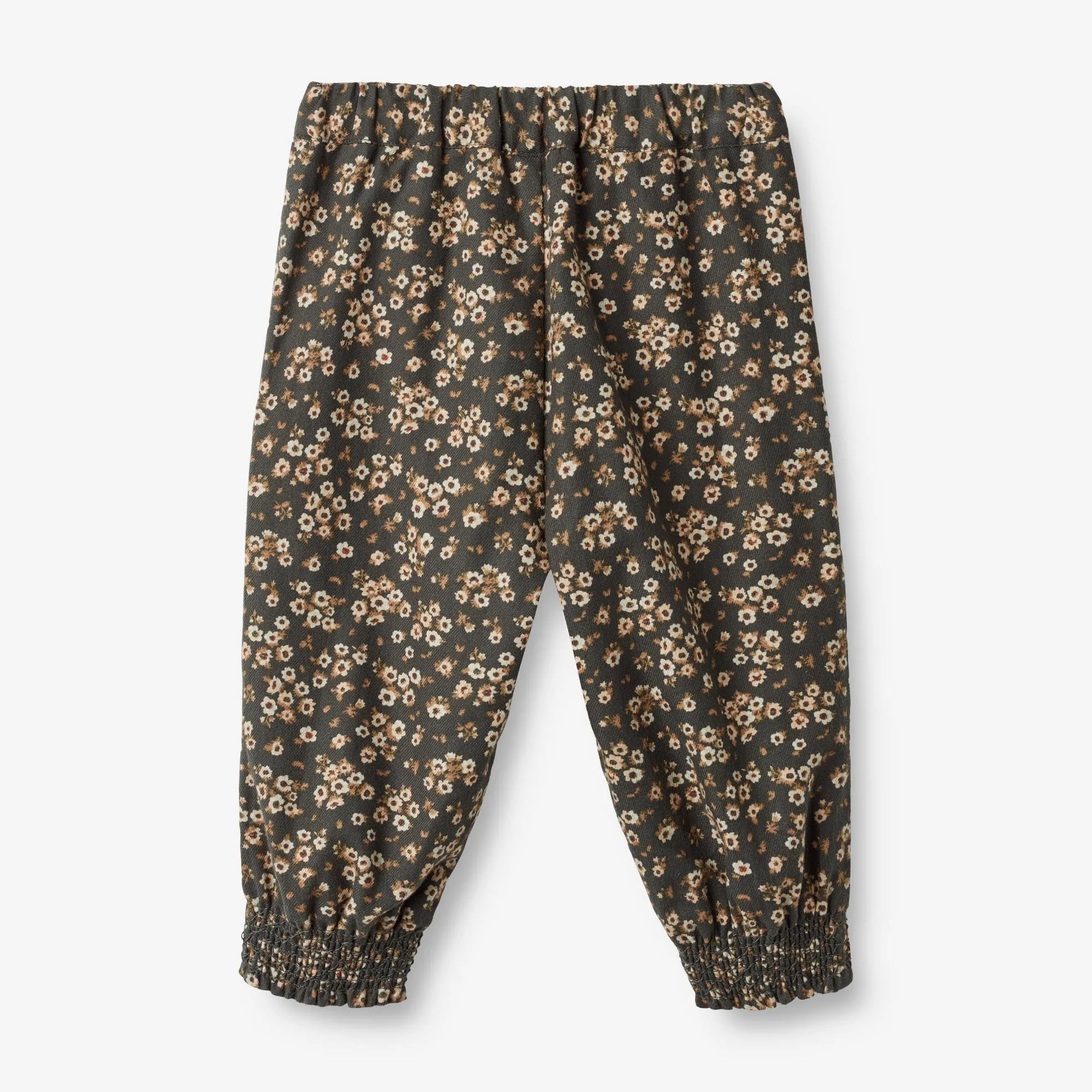 Trousers Sara Lined | Baby - black coal flowers Wheat