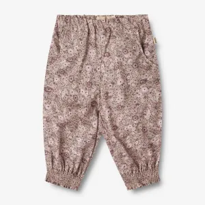Trousers Sara - rose shadow flowers Wheat