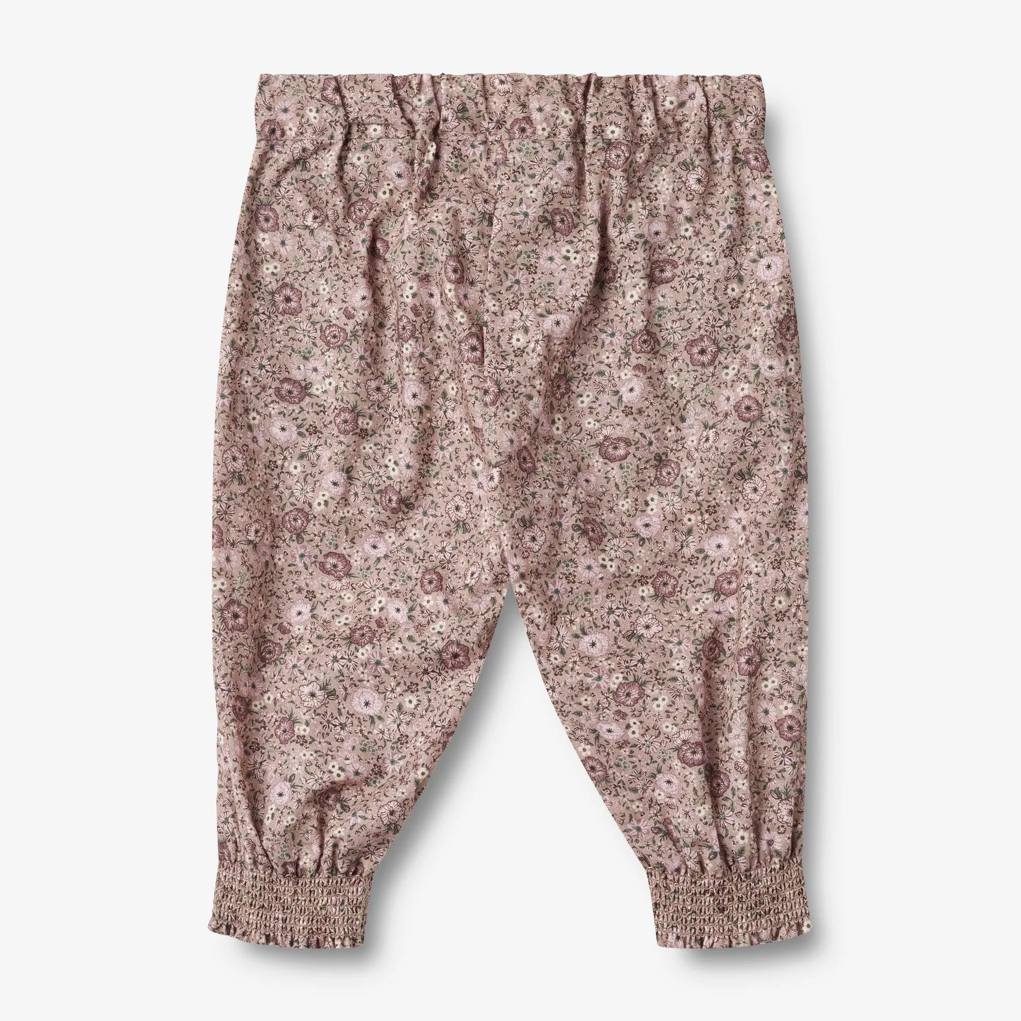 Trousers Sara - rose shadow flowers Wheat