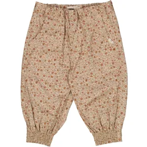 Trousers Sara - rose tangled flowers Wheat