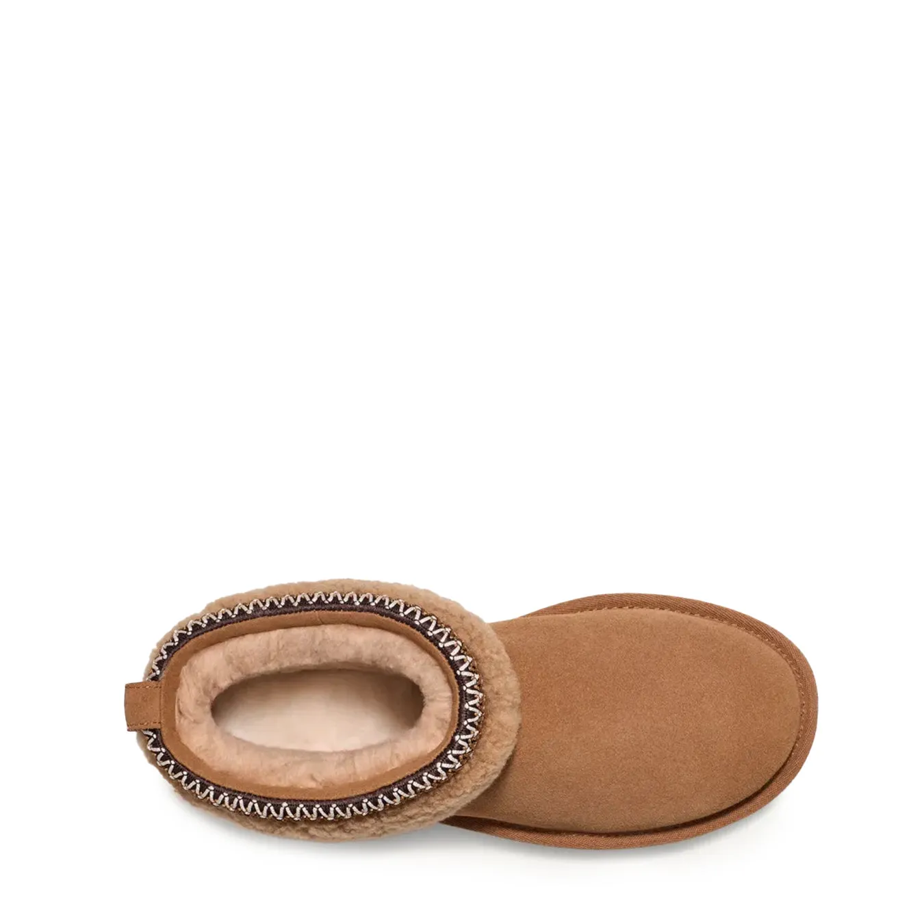 UGG Womens Classic Ultra Mini Maxi Curly Boot Chestnut