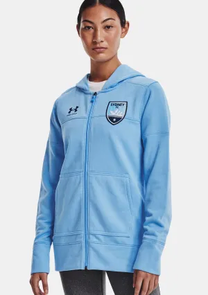 Under Armour Womens Sydney FC Zip Thru Rival Hoodie <br> 1372436 914