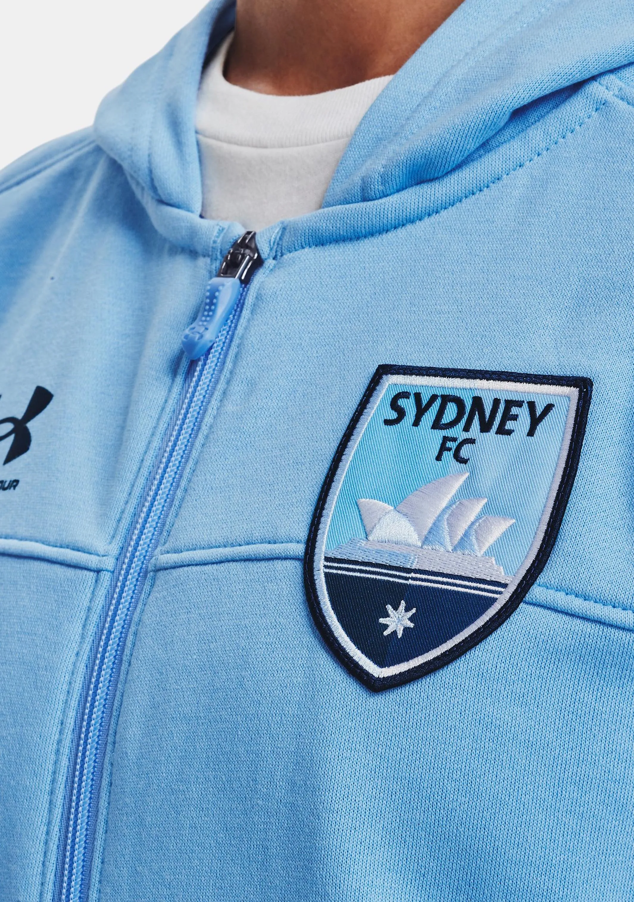Under Armour Womens Sydney FC Zip Thru Rival Hoodie <br> 1372436 914