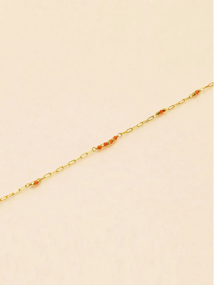 Une A Une Carnelian Radiance Bracelet