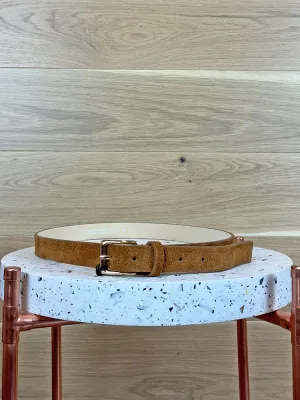 Vimoda Thin Leather Belt Tan