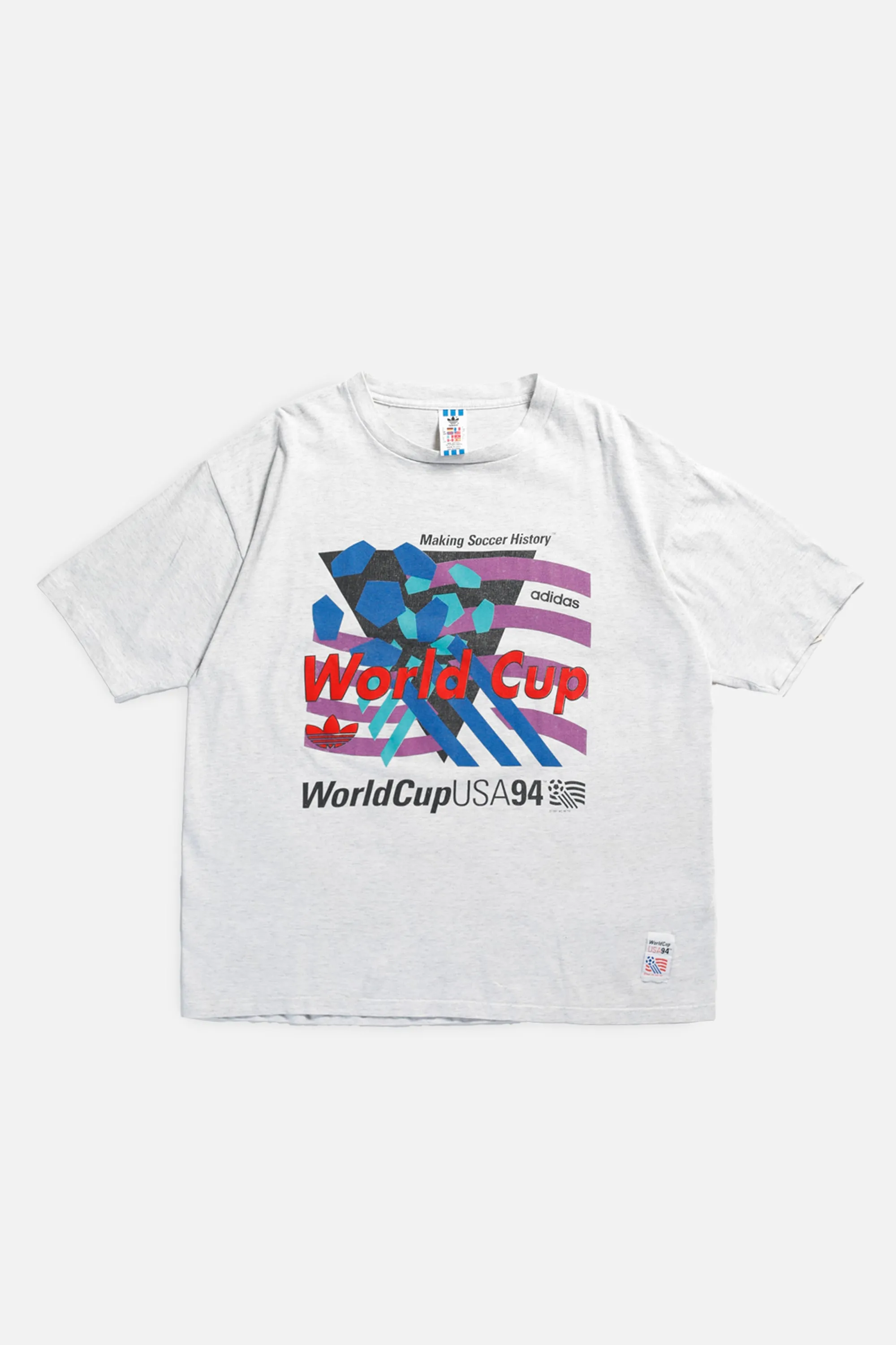 Vintage Adidas Soccer Tee - L Frankie