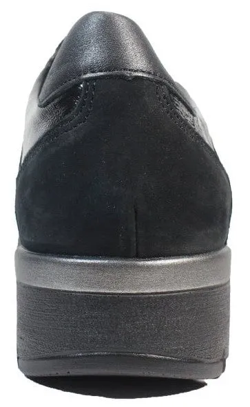 Waldlaufer 626K02 Ramona Womens Wide Fit Lace Up Trainer