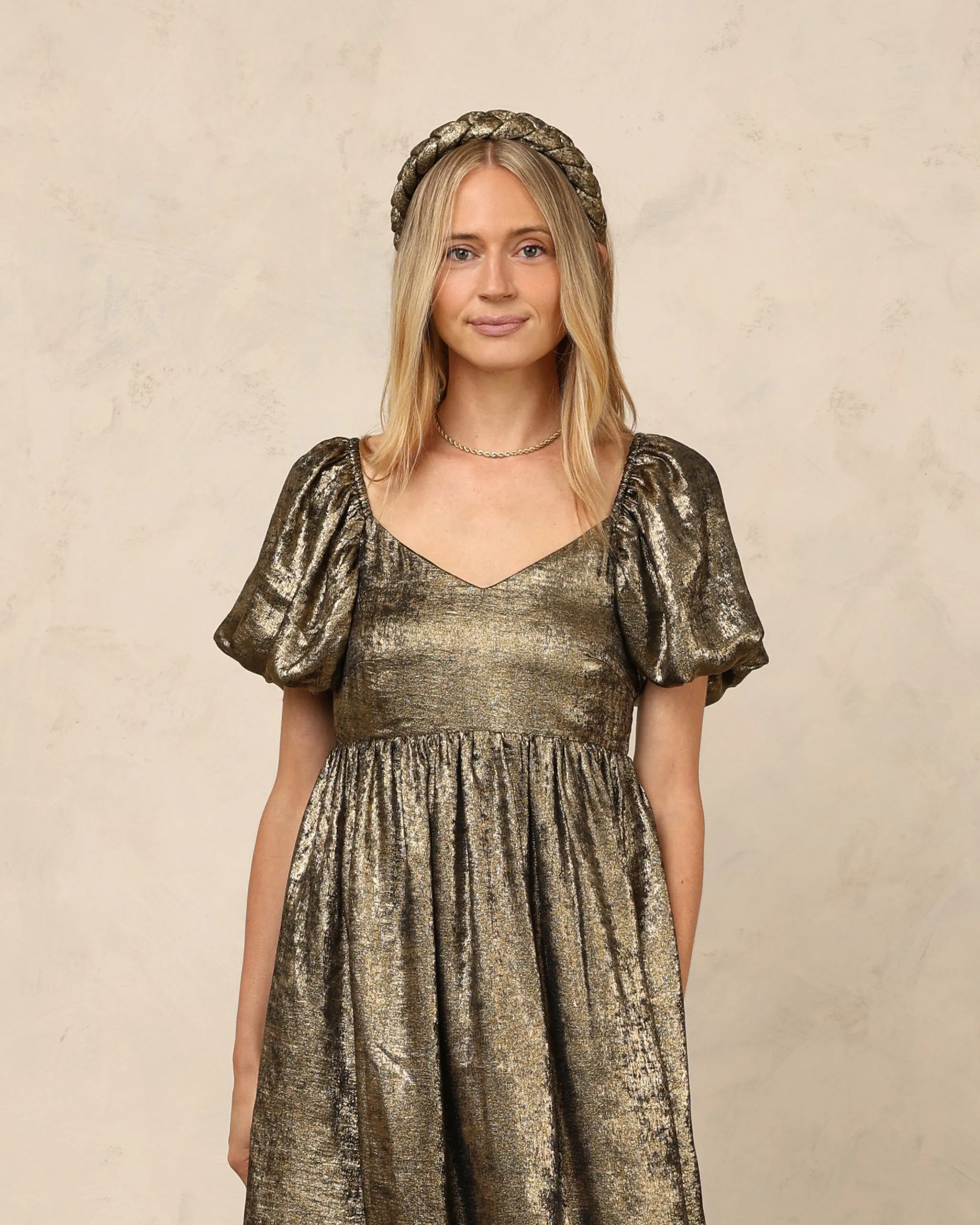 Women's Isabella Dress | Gold