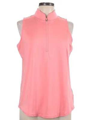 Women's Jofit Scallop Cutaway Sleeveless Golf Polo Size L MSP$90