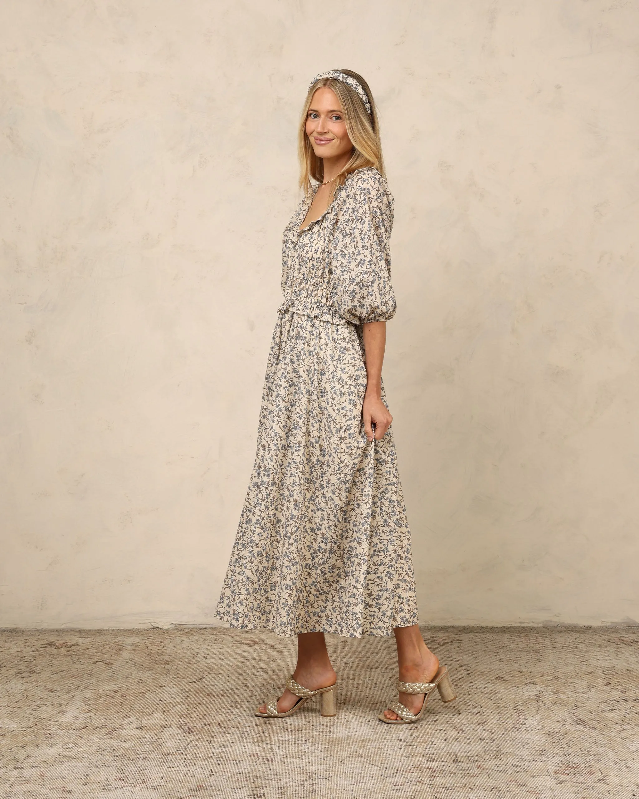 Women's Junie Dress | Vintage Blue Floral