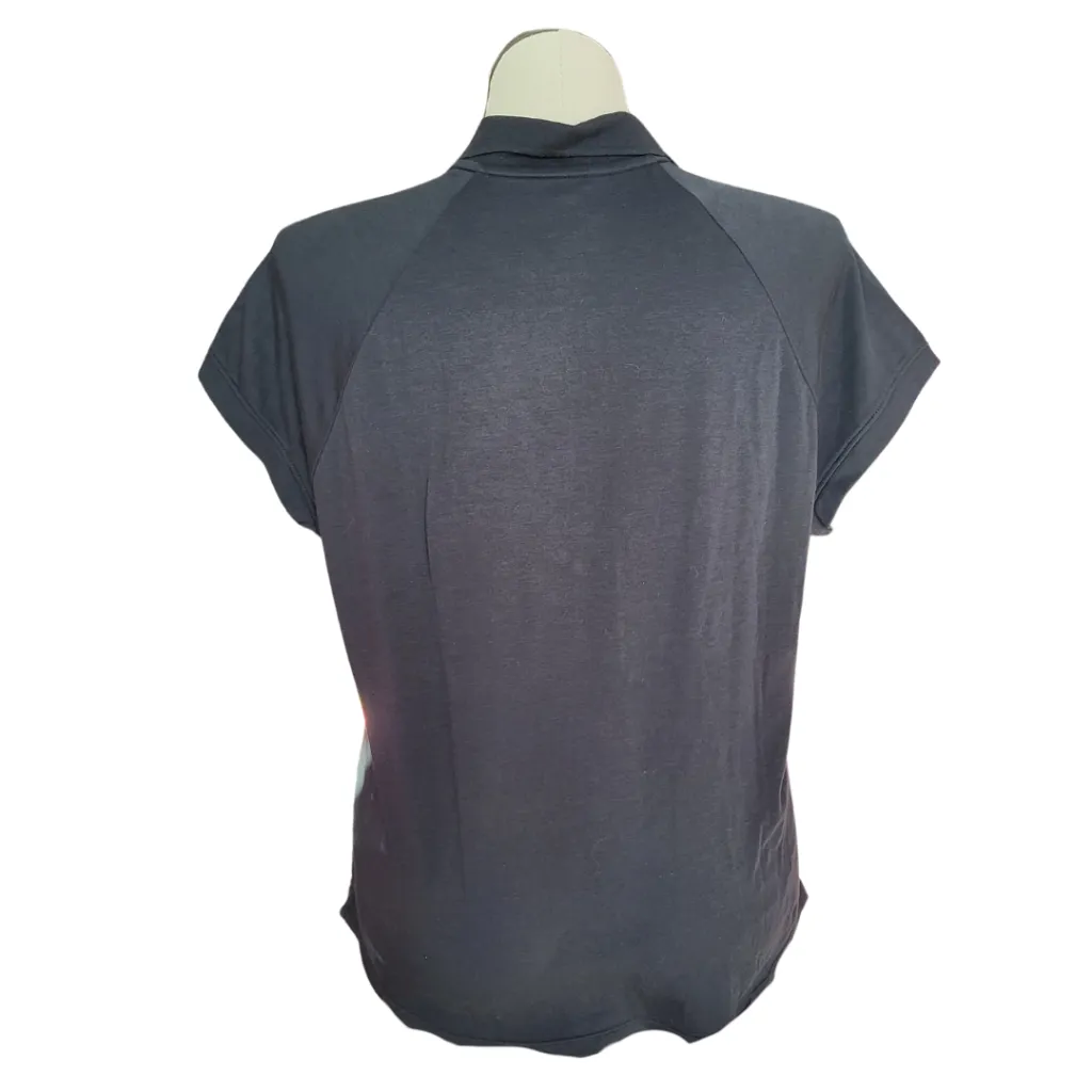 Women's Nike Black Dry-Fit Cotton Blend Golf Polo Size XL