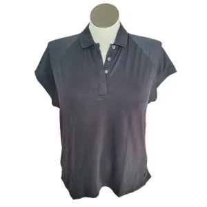 Women's Nike Black Dry-Fit Cotton Blend Golf Polo Size XL