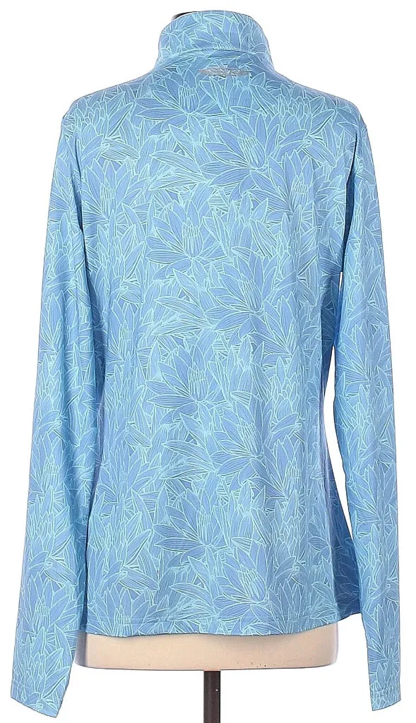 Women's Straight Down Floral Print Golf Pullover L MSP$104