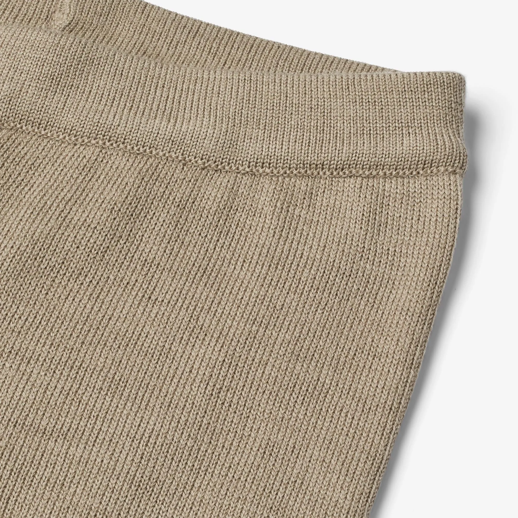 Wool Knit Trousers Neel | Baby - beige stone Wheat