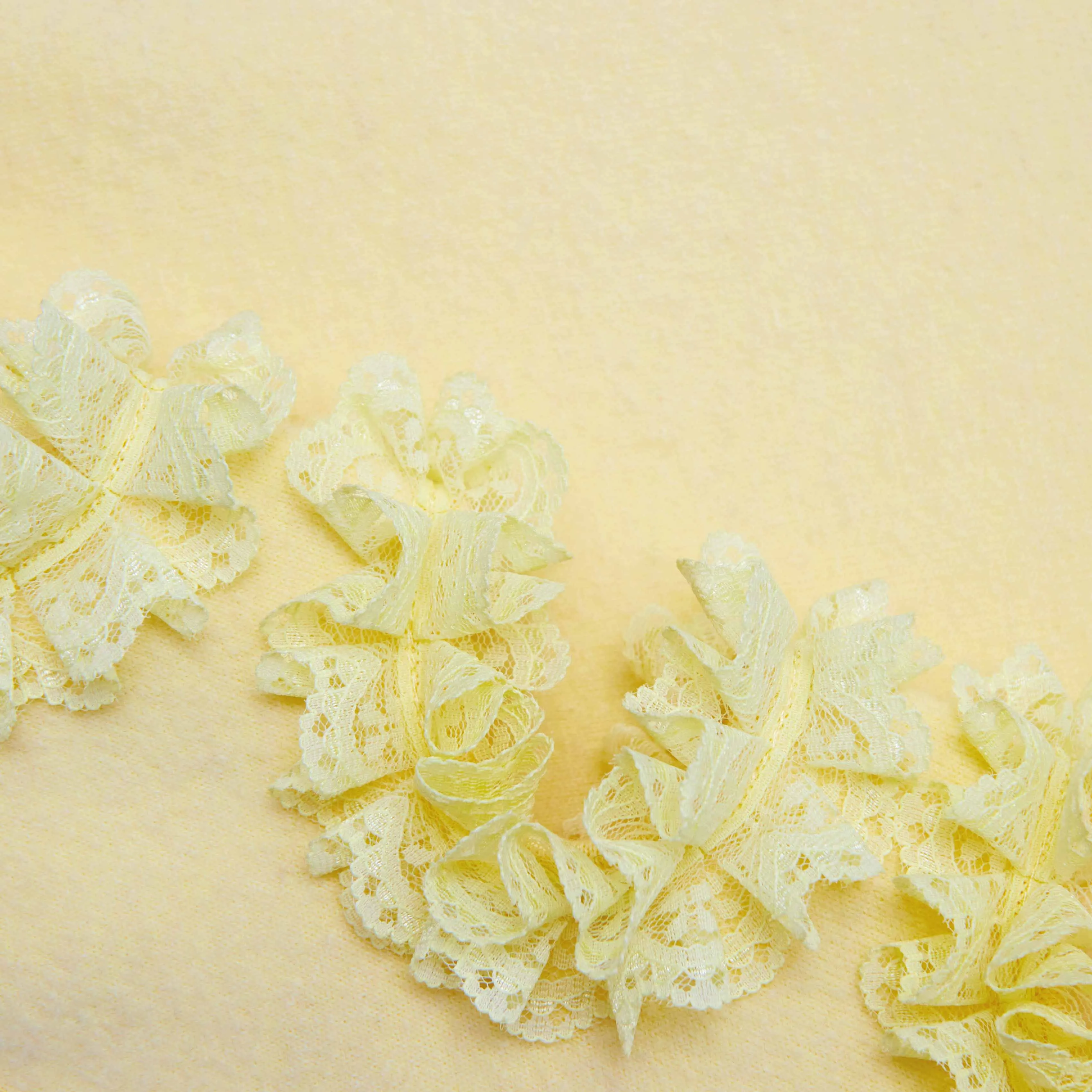 Yellow Cut Out Lace Detail Jumper Self Portrait
